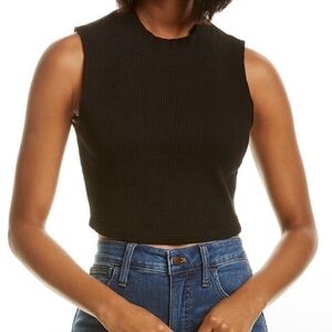 Women’s cotton Citizen revolve black made in the usa distress tank size xs